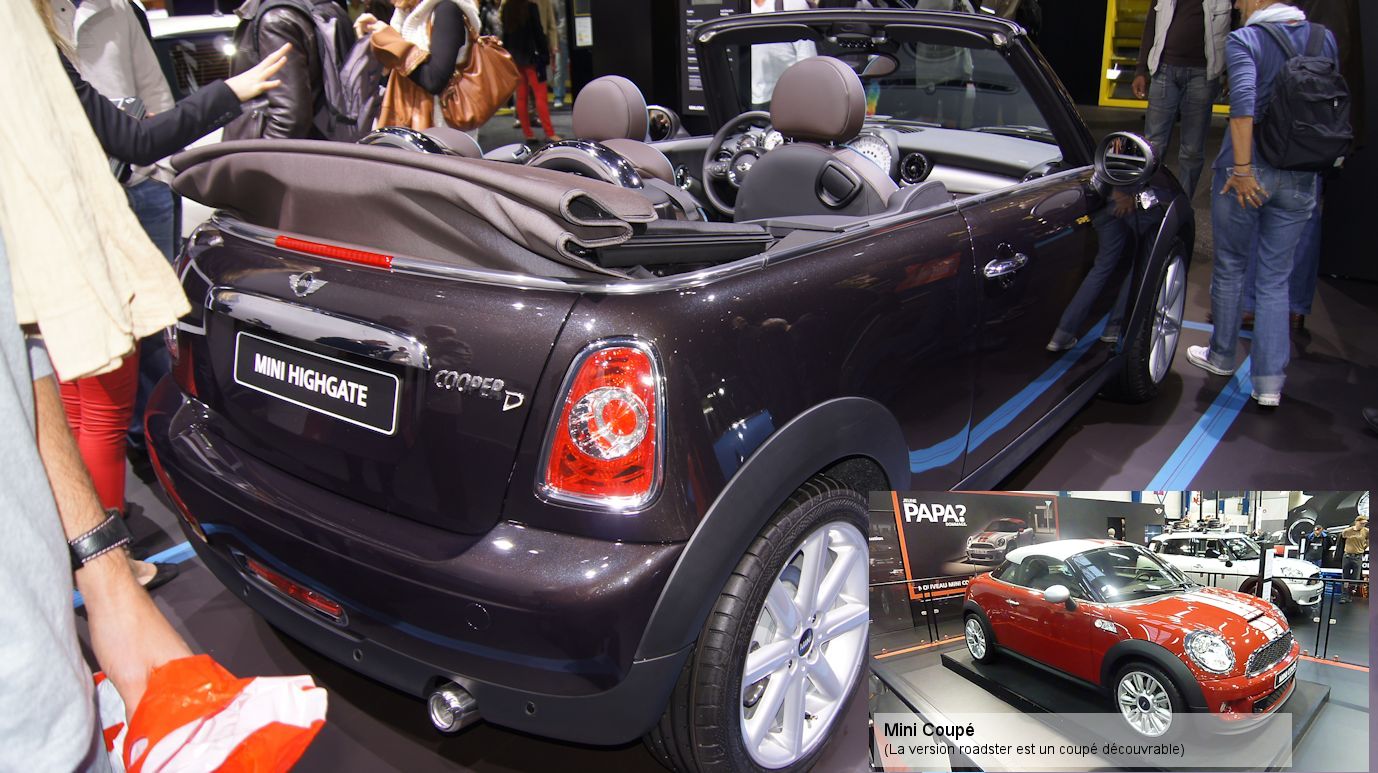 Versions Cabrio Roadster Et Coupé Mini
