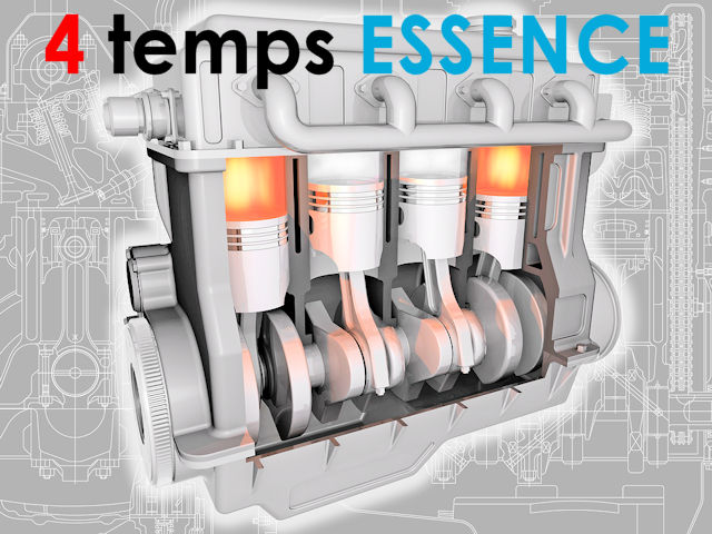 Le cycle à 4 temps du moteur essence en détails