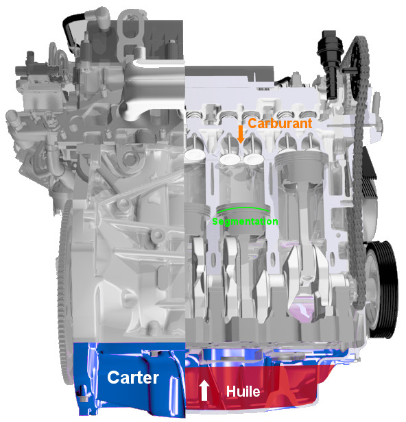 Filtre à fioul double conduite 12-17 : : Auto et Moto