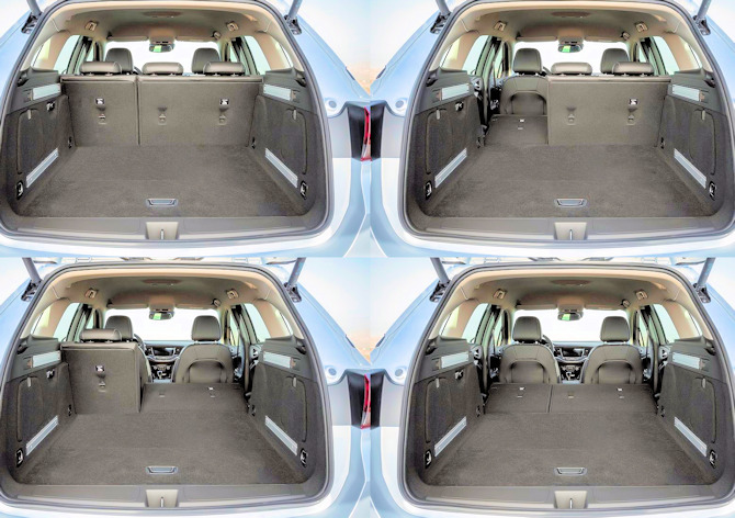Bac de coffre SCOUTT pour Opel Astra K hayon incliné 2015-2021 avec roue de  seco