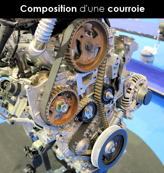 Composition d'une courroie de distribution