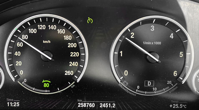 Un régulateur de vitesse adaptatif chez BMW