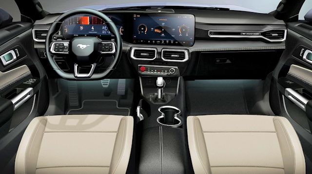 2023 Ford Mustang v8-interior