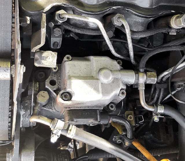 La pompe à injection d'un moteur diesel