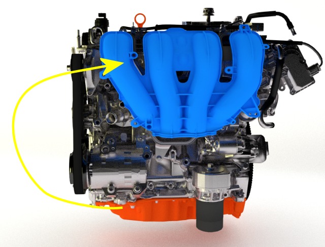 Durite reniflard d'huile Peugeot 205 Diesel / Turbo diesel